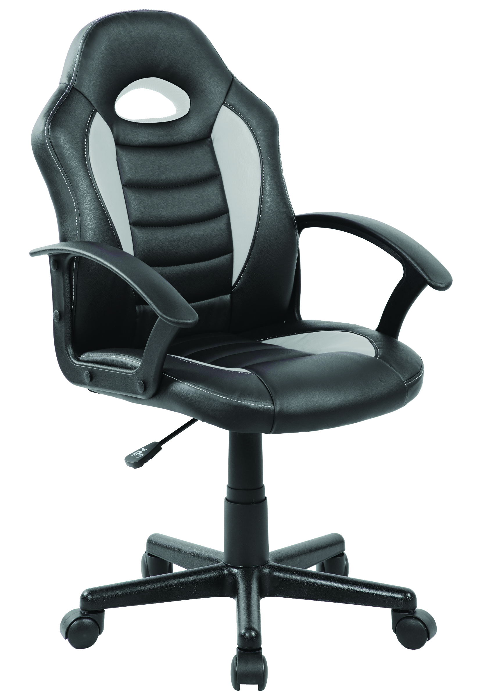 THETA OFFICE CHAIR BLACK-GREY 55Χ56CM