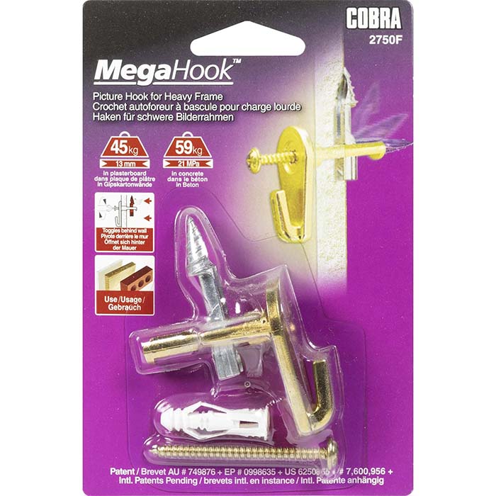 COBRA 2750F MEGAHOOK BRASS 