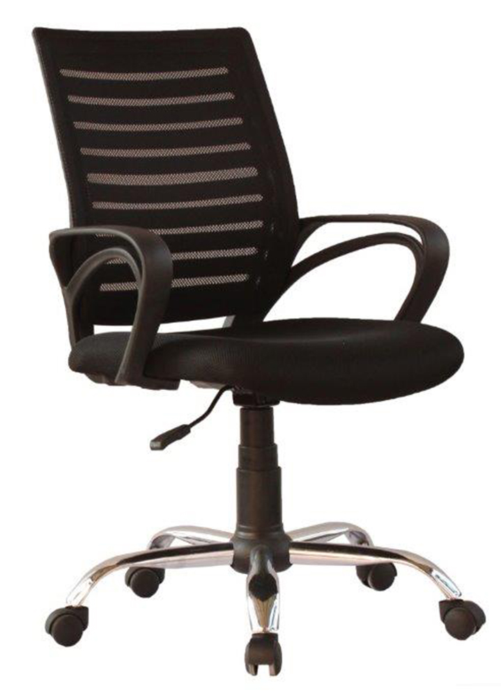 ZETA OFFICE CHAIR BLACK 60Χ60CM