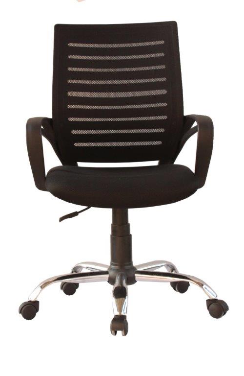 ZETA OFFICE CHAIR BLACK 60Χ60CM