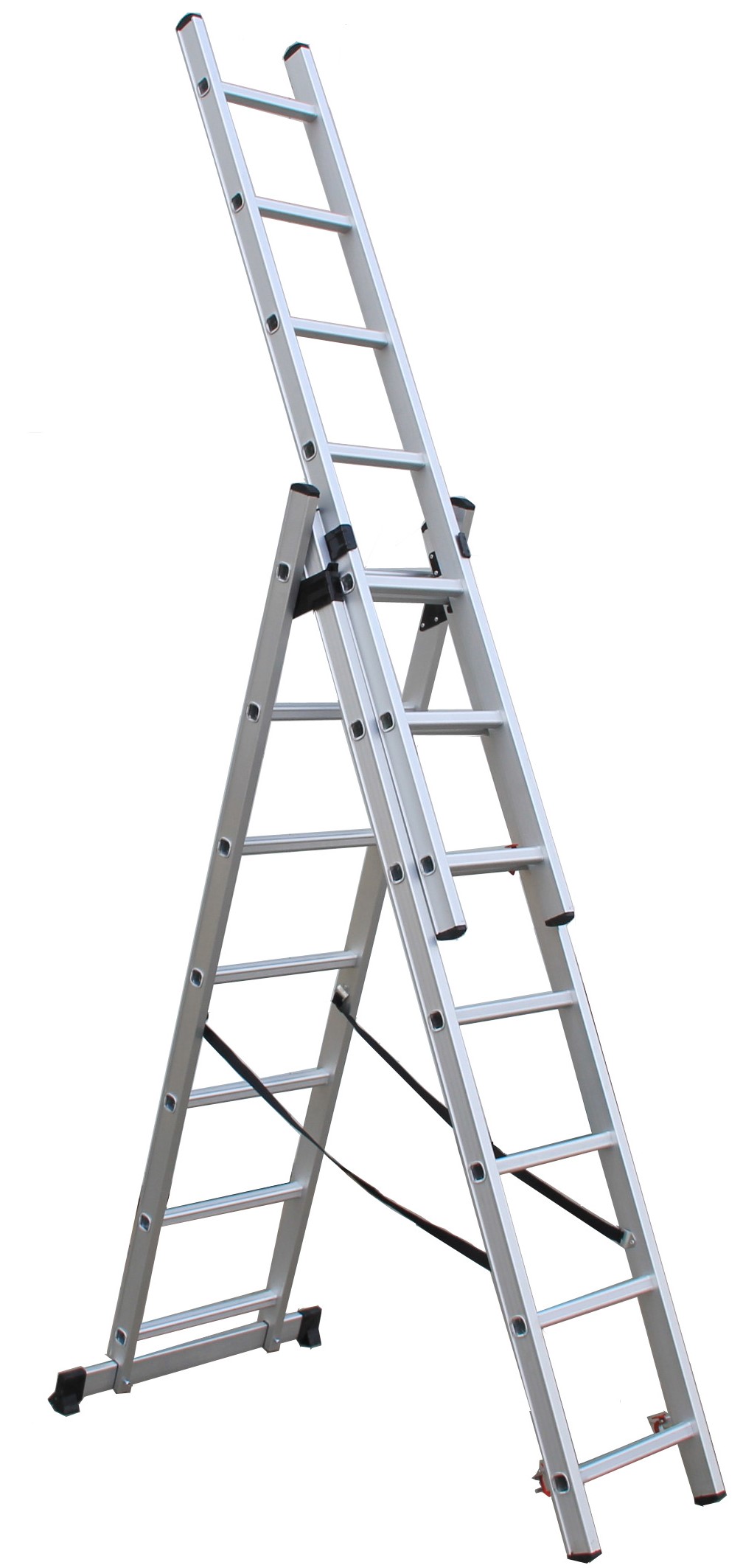 SUPERTOOLS ALUMINIUM EXTENSION LADDER 3X7 STEPS