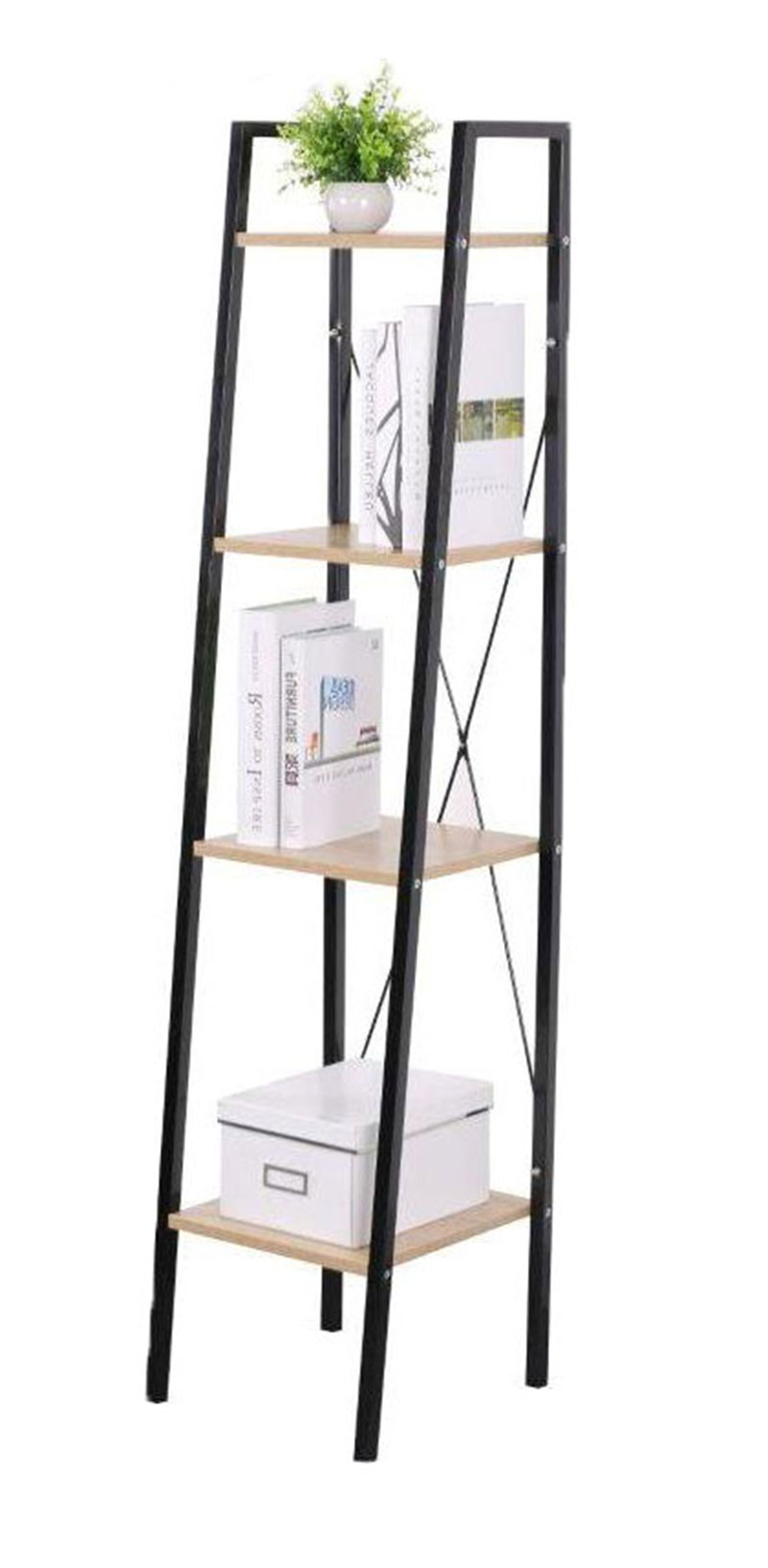 SUPERLIVING MAROCO BOOKCASE 34X32.5X148CM BLACK