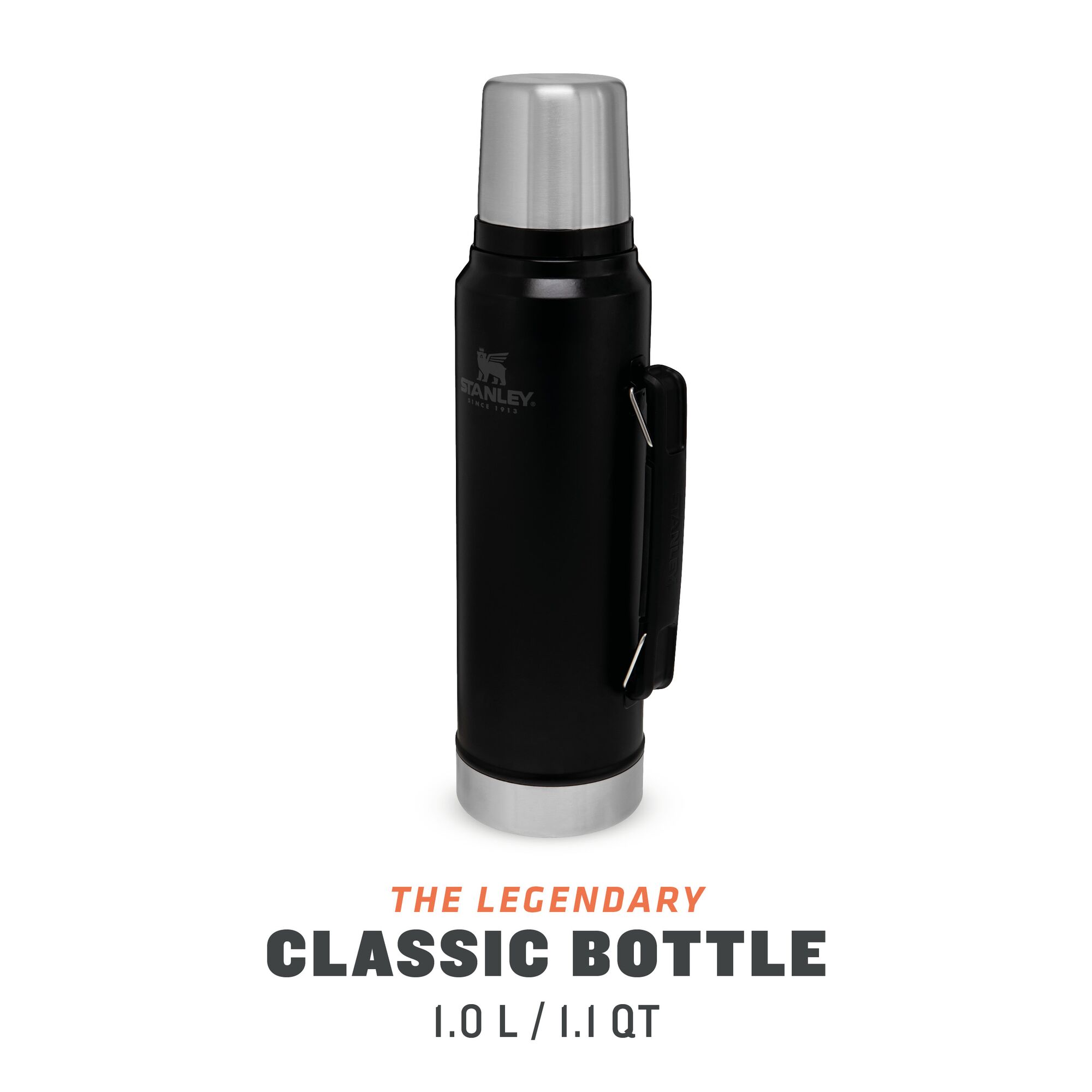 STANLEY CLASSIC LEGENTARY BOTTLE BLACK 1LTR