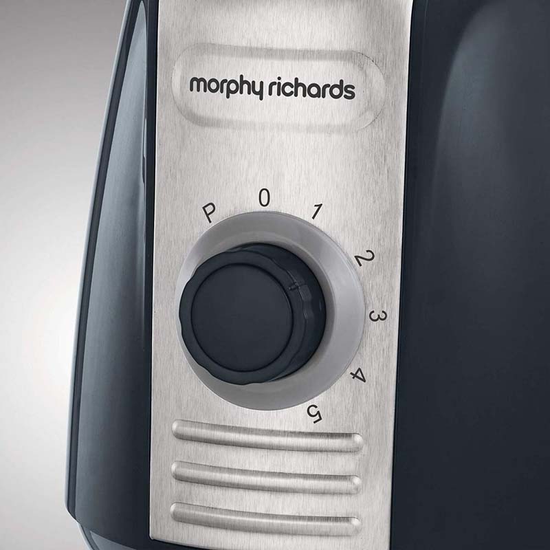 MORPHY RICHARDS 403010 TABLE TOP BLENDER WITH ICE CRUSHER STEEL BLADES, 1.5L 600W, GREY