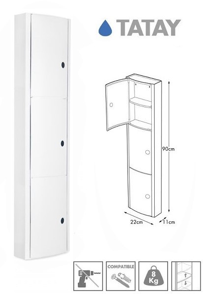 BATHROOM VERTICAL CABINET