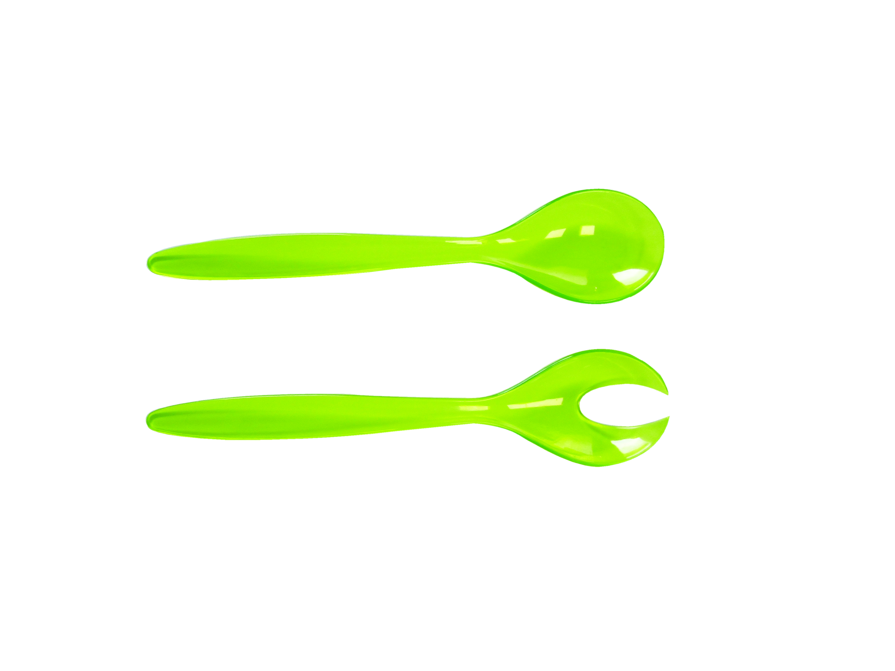 METALTEX SALAD SERVERS GREEN 30CM