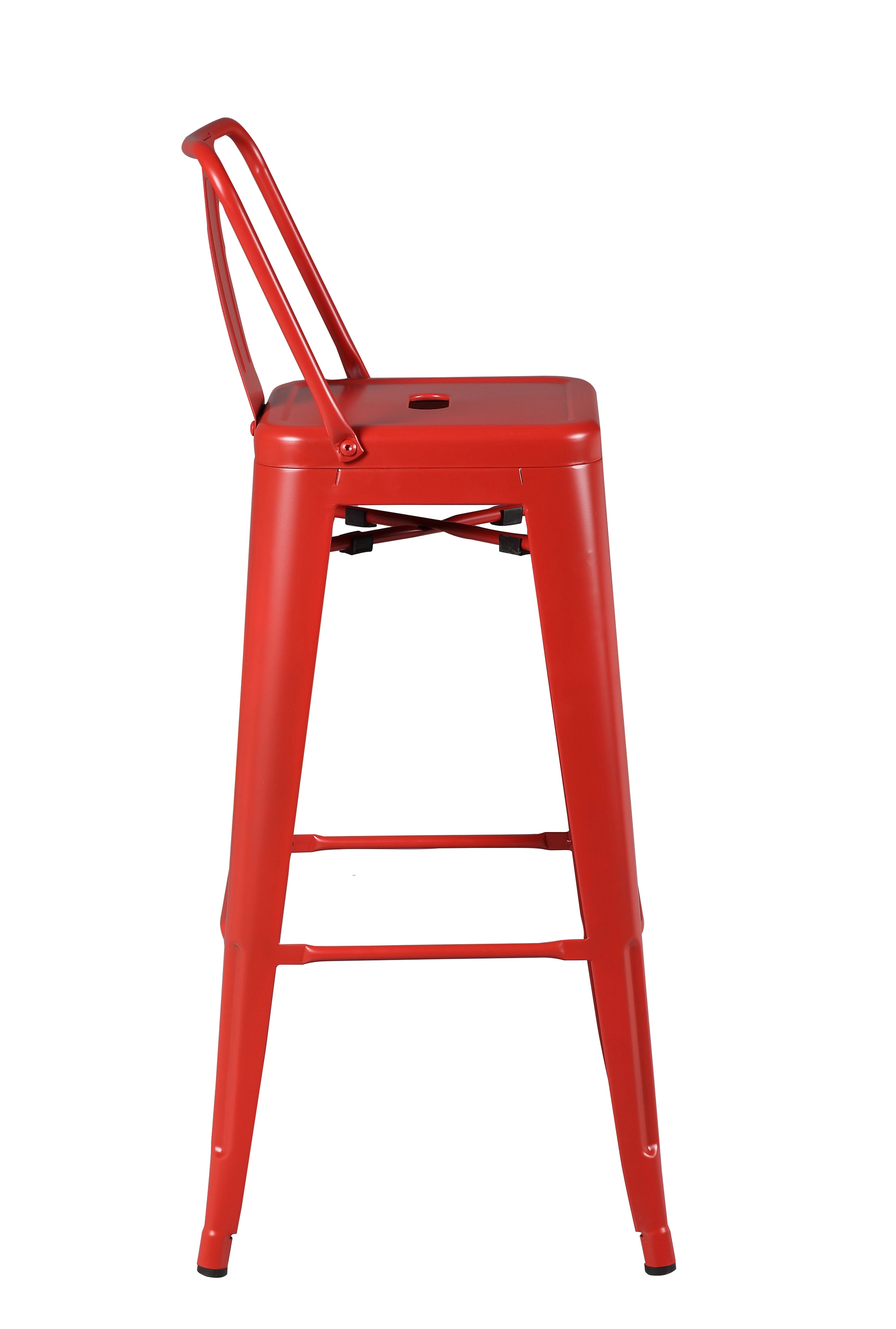 JONES STOOL CHAIR RED 43 X 43 X 100CM