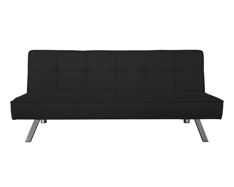 ANTONIO SOFA BED BLACK 175X84X74CM