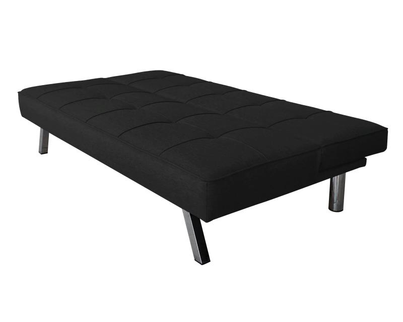 ANTONIO SOFA BED BLACK 175X84X74CM