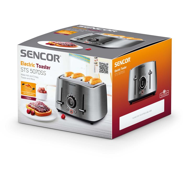 SENCOR 4 SLICE TOASTER 1,6KW