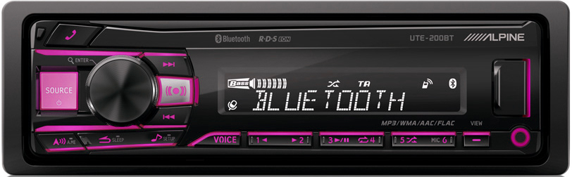 ALPINE CUTE-200BT AR CD MP3 STEREO WITH BLUETOOTH+USB 4X50W