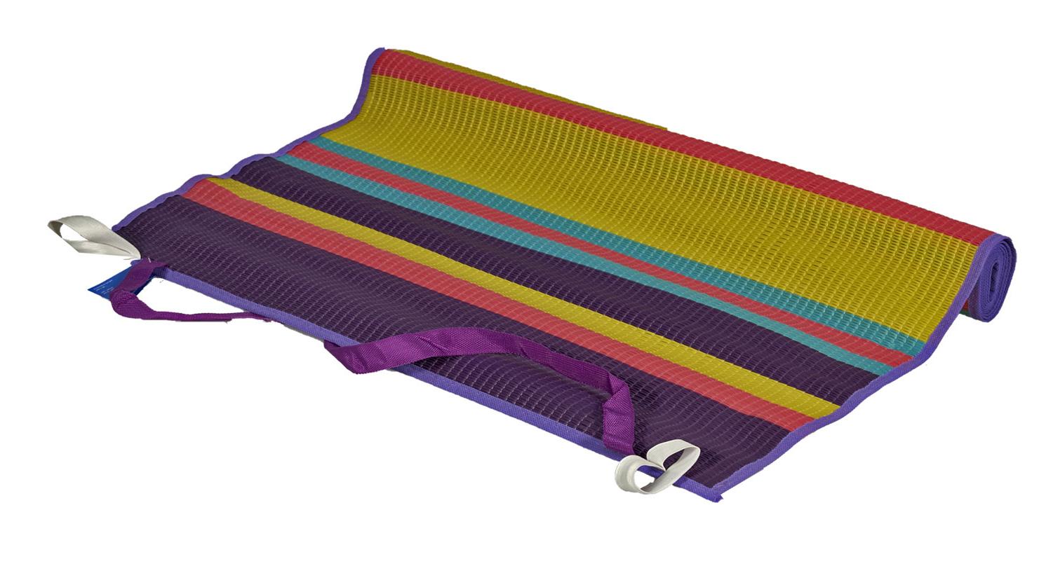 PLASTIC MAT STRIPE 4 COLORS 180X70CM