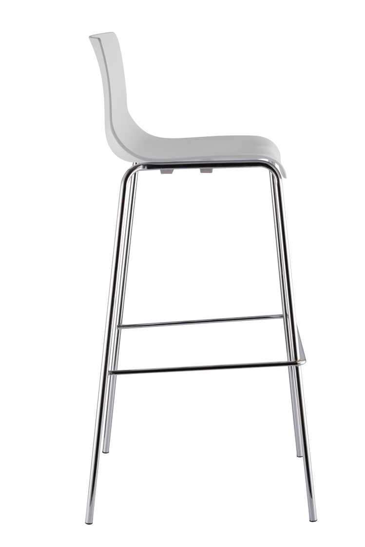 FLORA KITCHEN STOOL PP SEAT WHITE