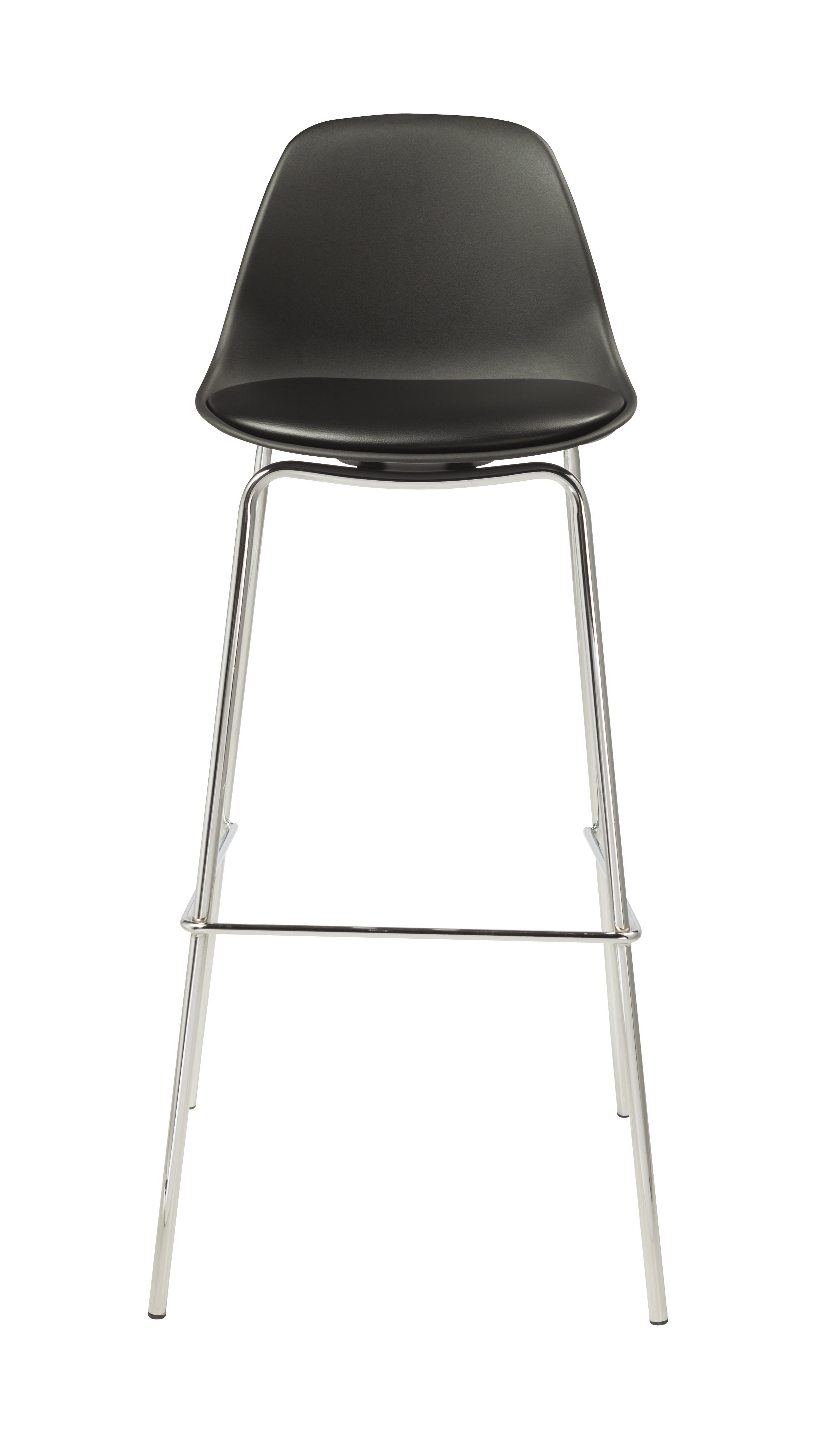 NORA KITCHEN STOOL PP SEAT BLACK