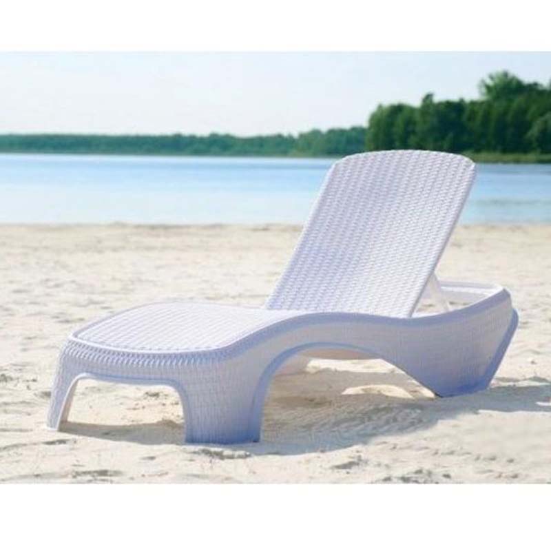 KETER ATLANTIC SUN LOUNGER WHITE 197X74X36CM