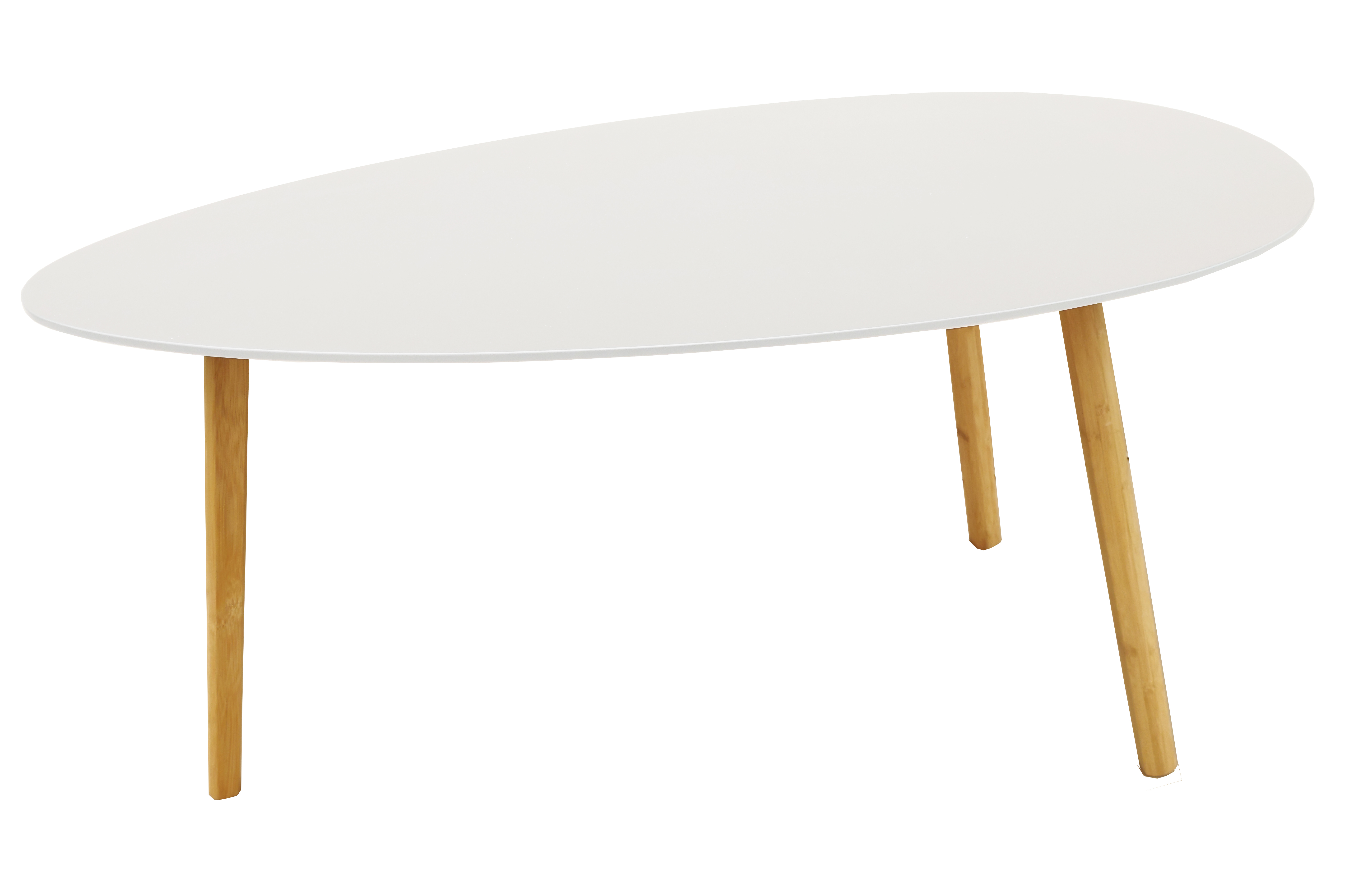 TRIANGLE TABLE WHITE 90 X 46 X 45CM