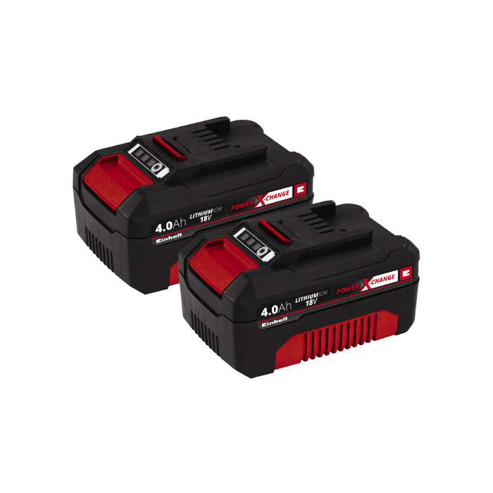 EINHELL 4511489 ΣΕΤ ΜΠΑΤΑΡΙΕΣ POWER X BATTERIES 18V 2x4.0Ah Li-Ion