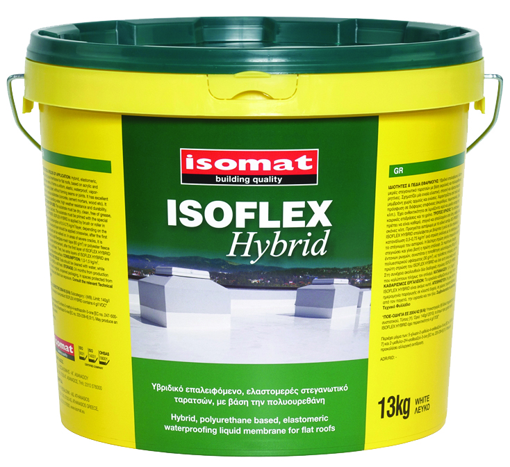 ISOMAT ISOFLEX HYBRID WATERPROOFING ROOF COATING 13KG