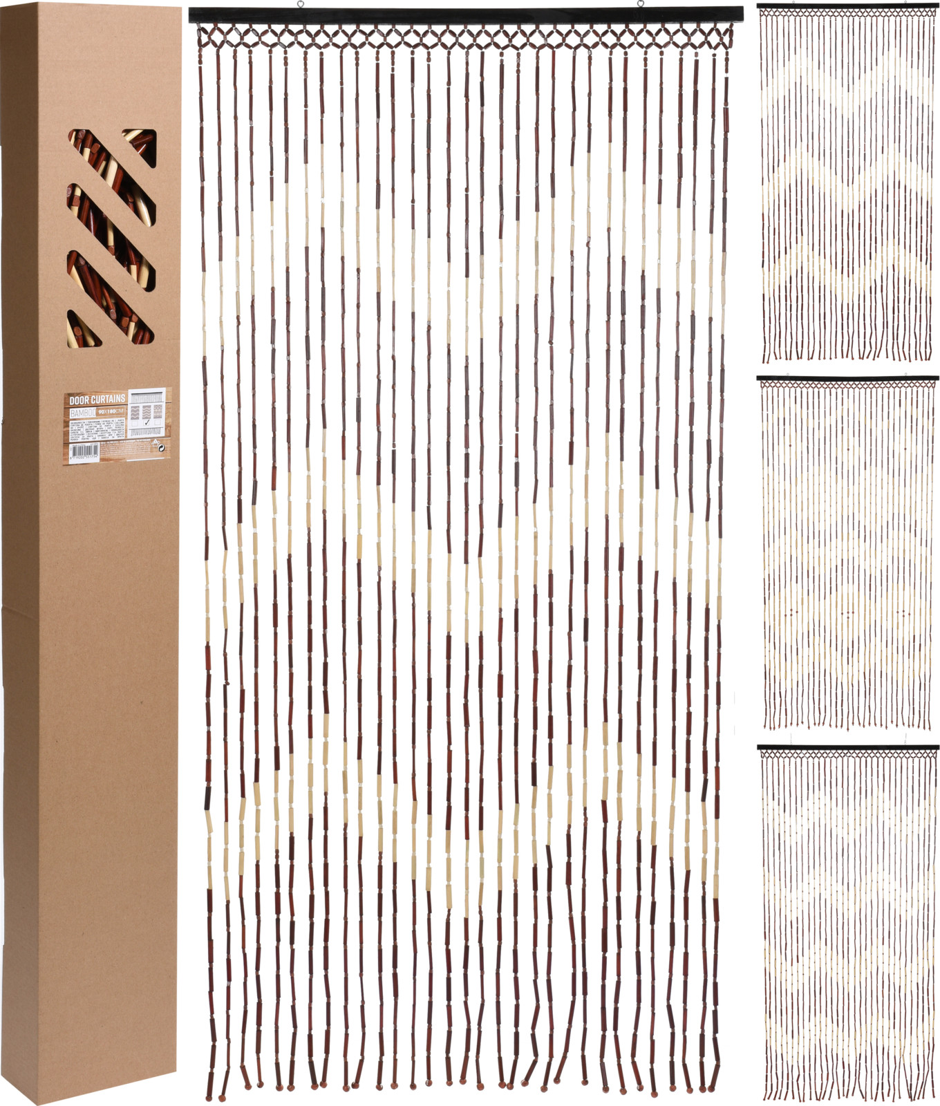 DOOR CURTAIN BAMBOO 90X180CM