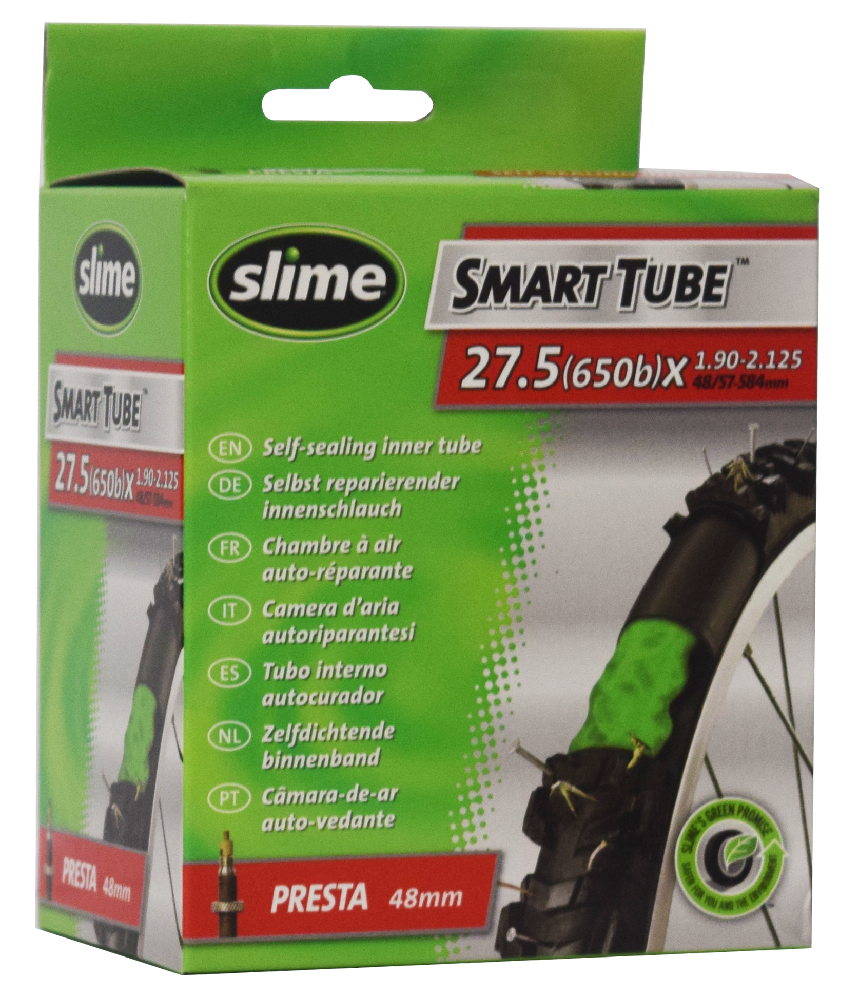 SLIME SMART TUBE PRESTA 27.5x1.90-2.125''