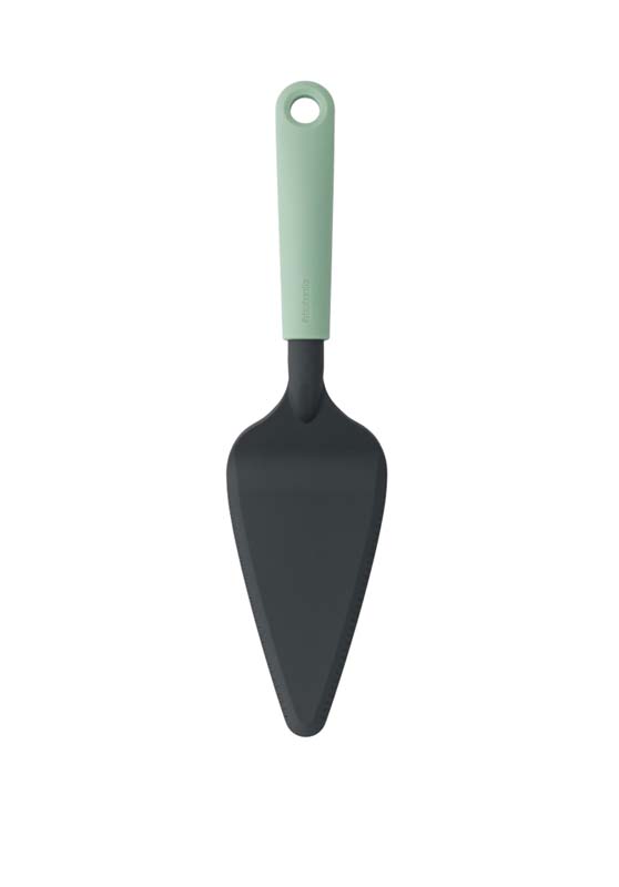 BRABANTIA CAKE SERVER PLUS CUTTING EDGE, TASTY+ - JADE GREEN