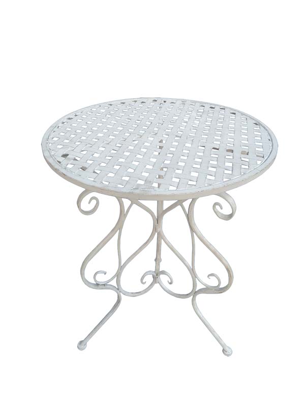 LENA 3PCS METAL BISTRO SET WHITE 