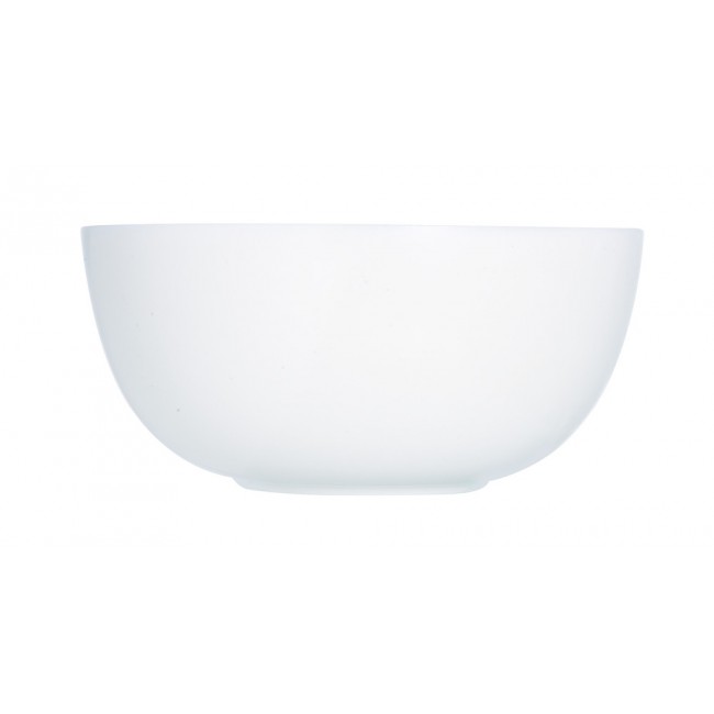 LUMINARC DIWALI SALAD BOWL 21CM 2LT WHITE