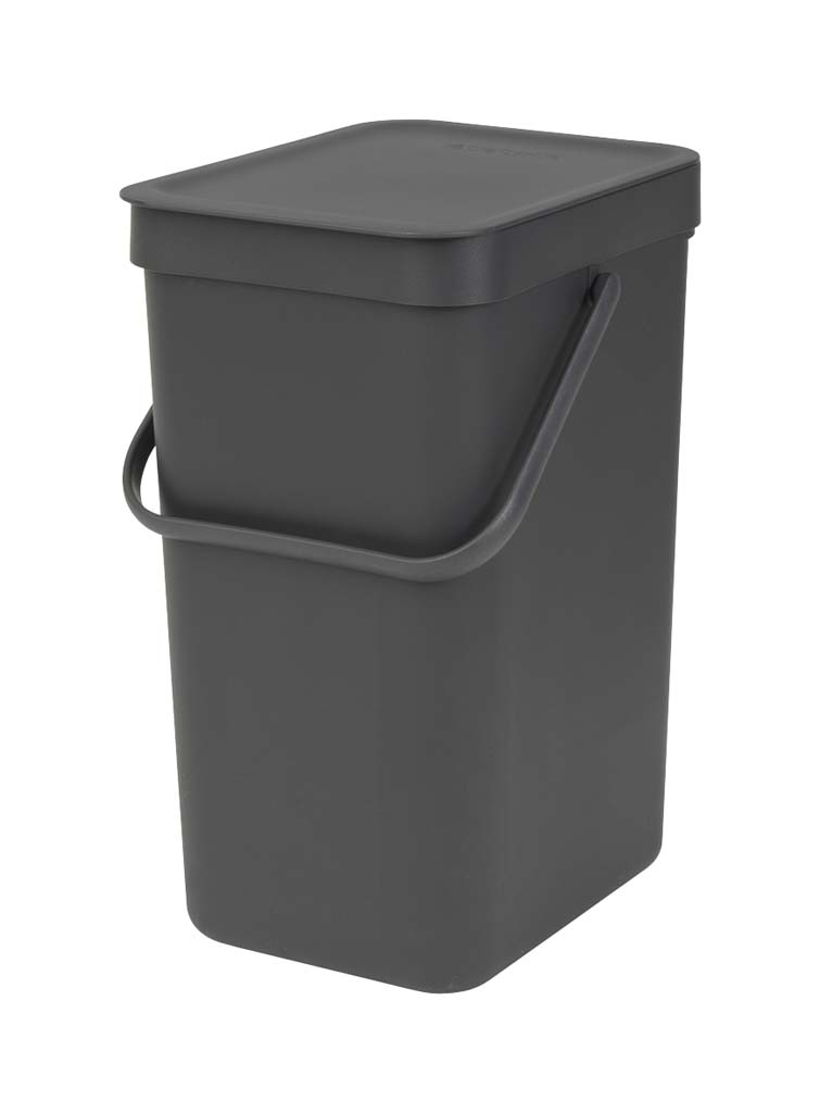 BRABANTIA SORT & GO WASTE BIN 12L GREY