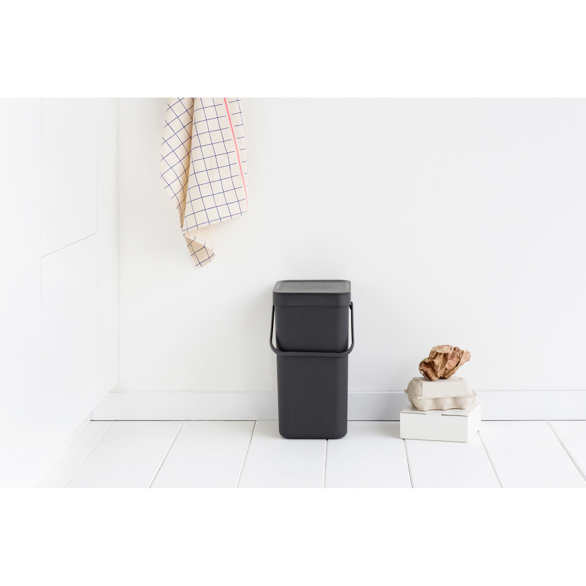 BRABANTIA SORT & GO WASTE BIN 12L GREY