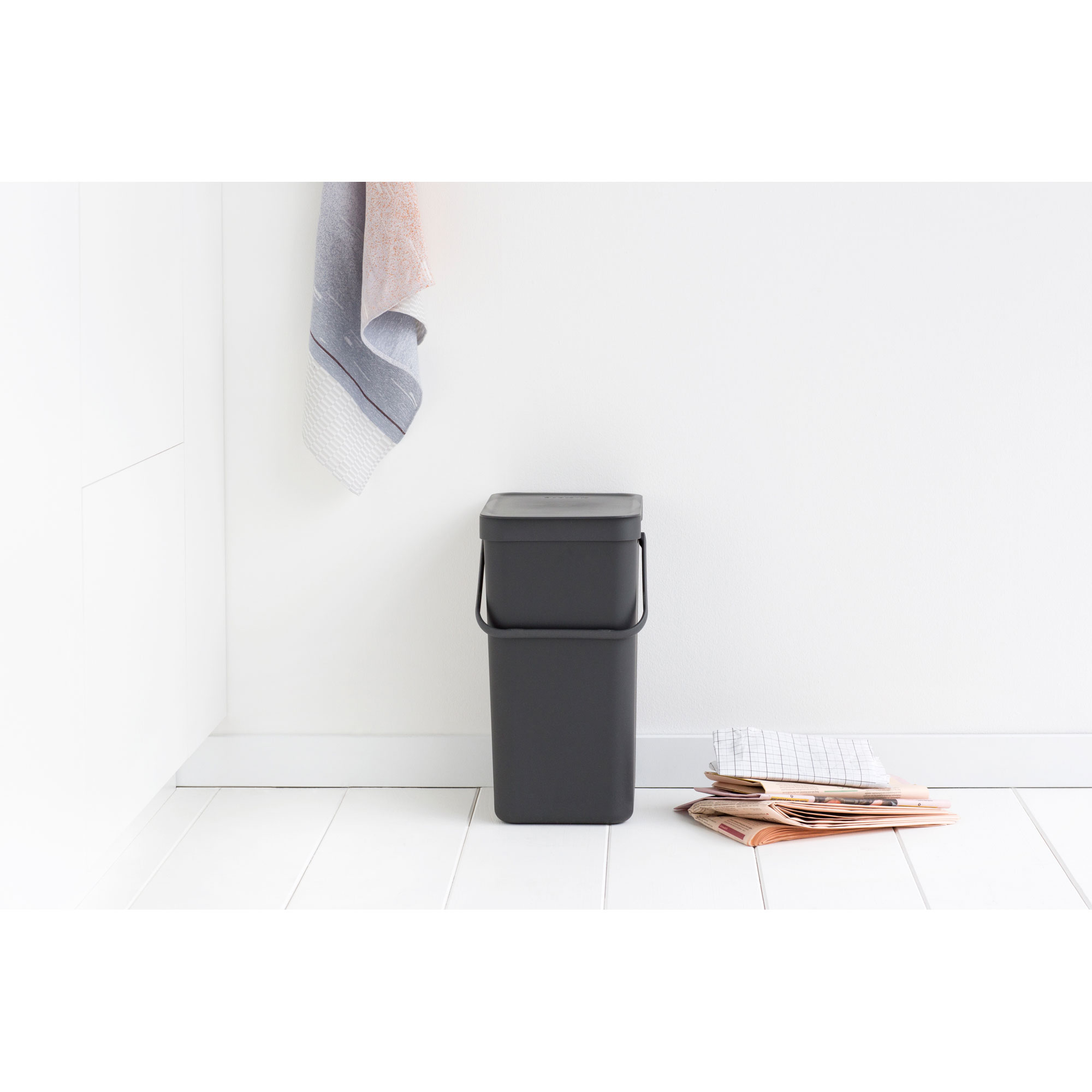 BRABANTIA SORT & GO WASTE BIN 16L GREY