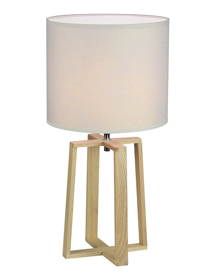 SUNLIGHT 1xE14 (MAX. 40W) TABLE LAMP BEIGE Ø235xH460MM