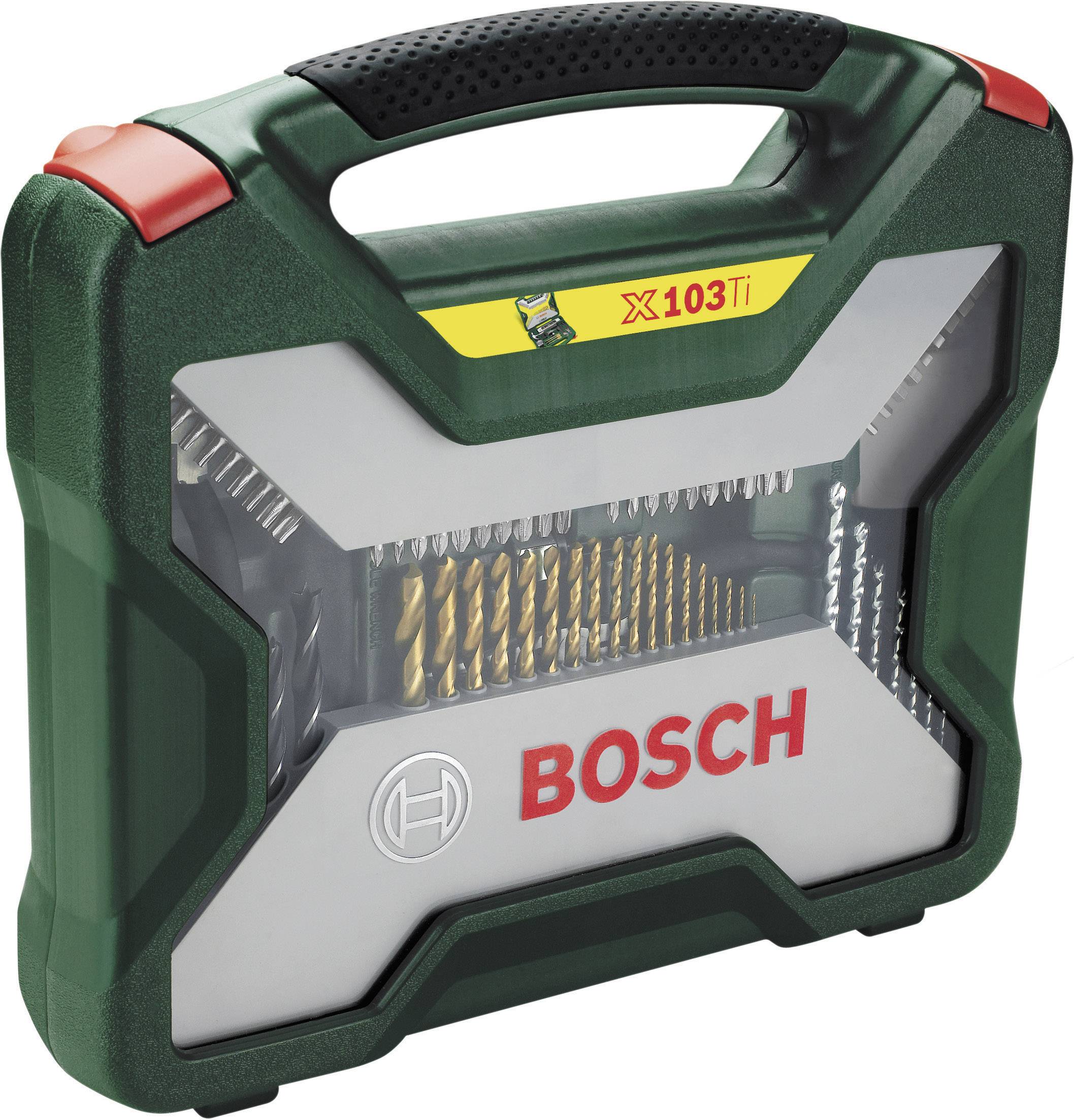 BOSCH X-LINE TITANIUM DRILL AND DRIVER  103 PCS SET