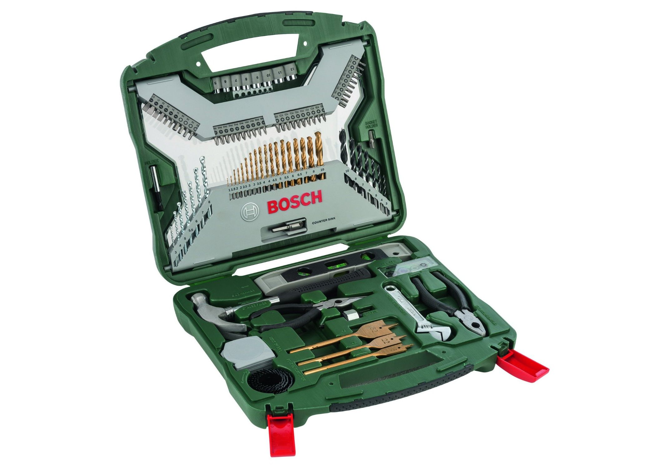 BOSCH X-LINE TITANIUM DRILL AND DRIVER  103 PCS SET