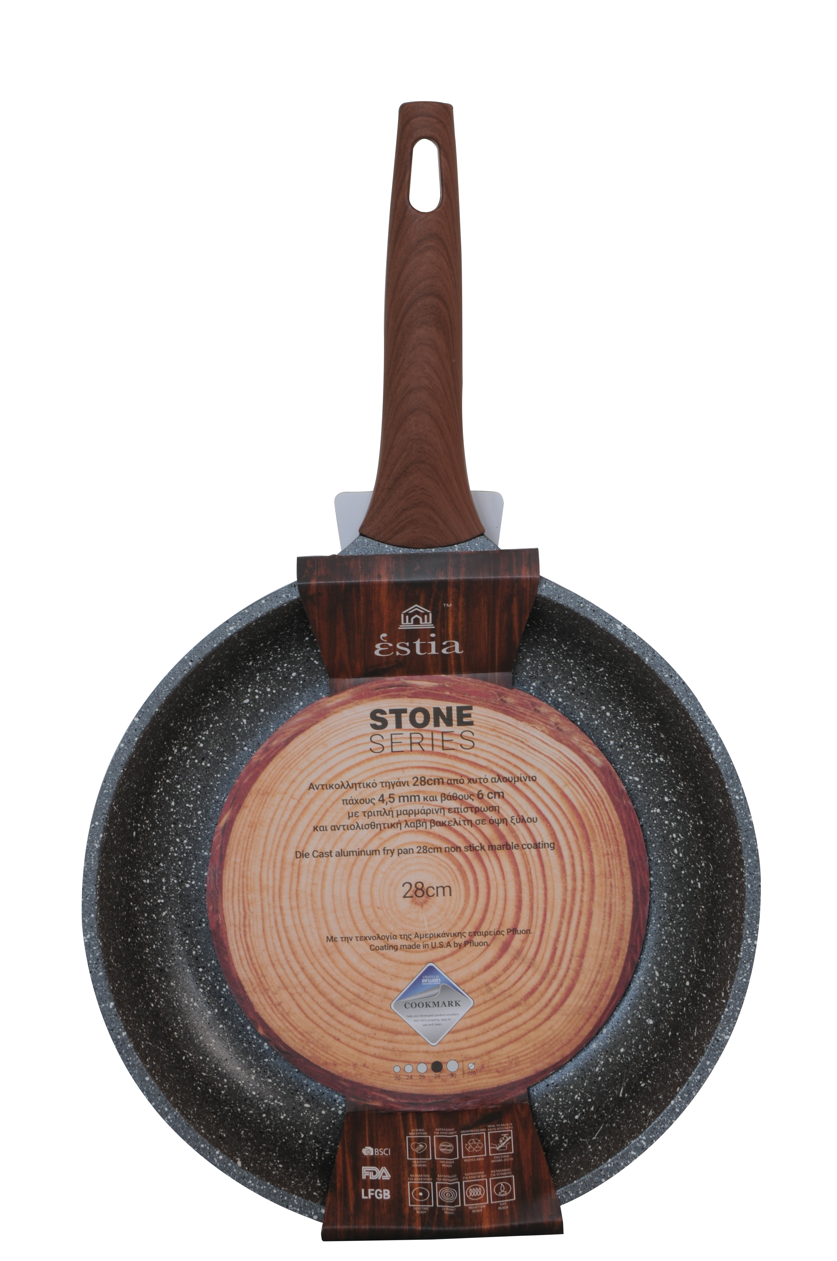 ESTIA STONE FRYPAN 24CM