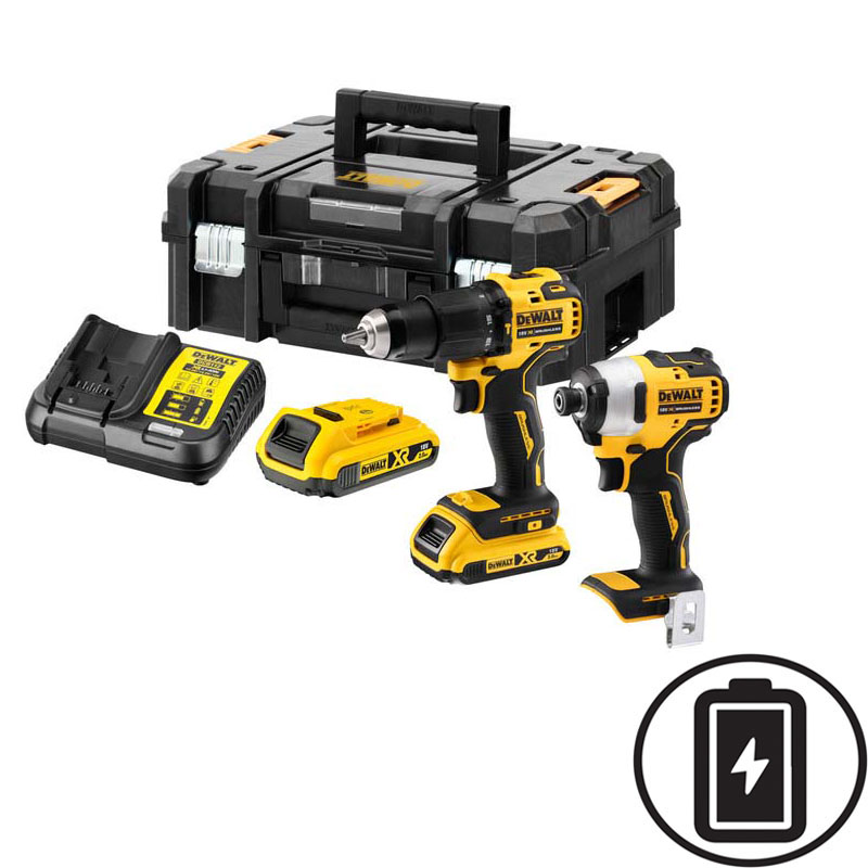 DEWALT DCK2062D2T-QW HAMMER+IMPACT 18V BRUSHLESS