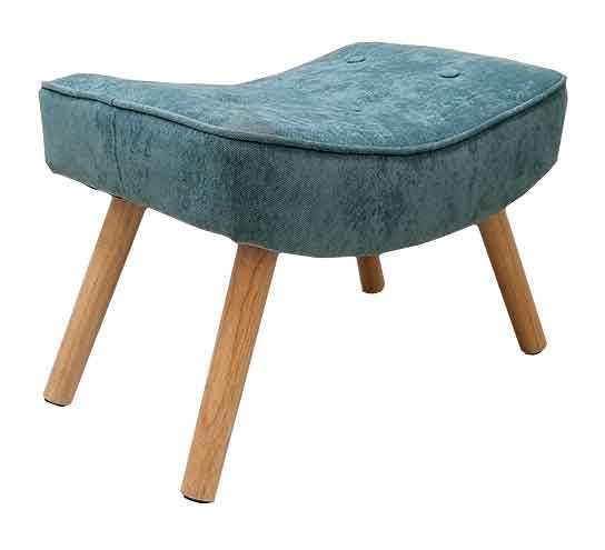 NATALY FOOTSTOOL BLUE