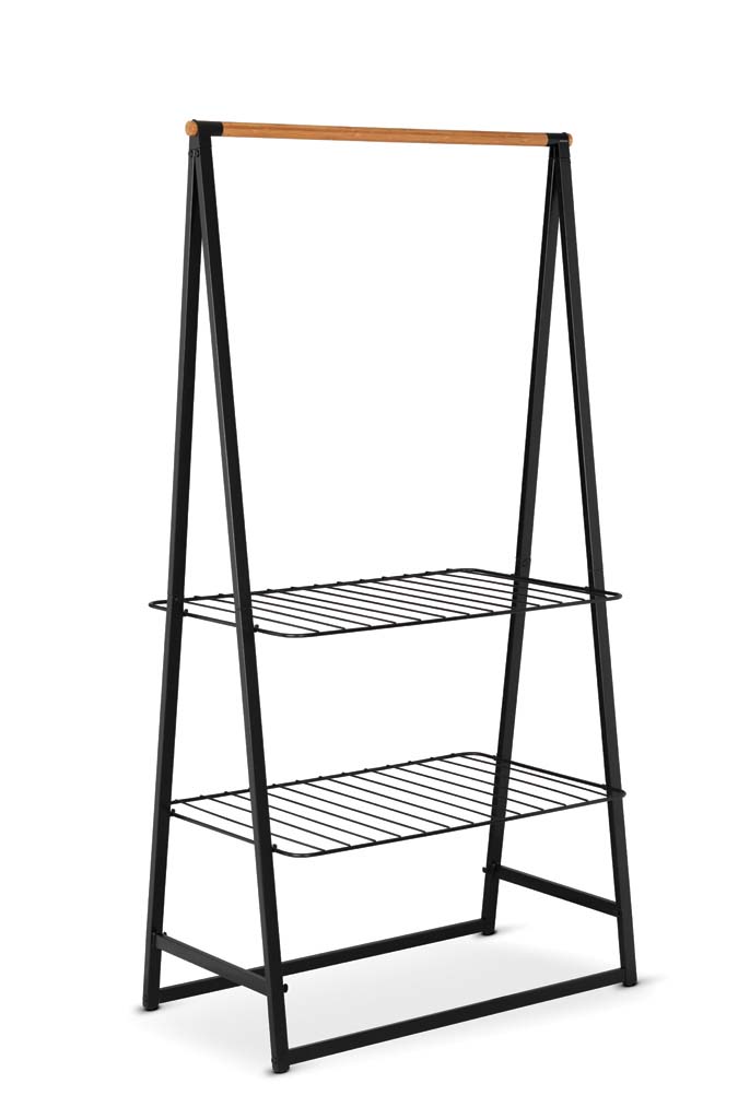 BRABANTIA LINN CLOTHES RACK LARGE BLACK 99.5X57X190CM