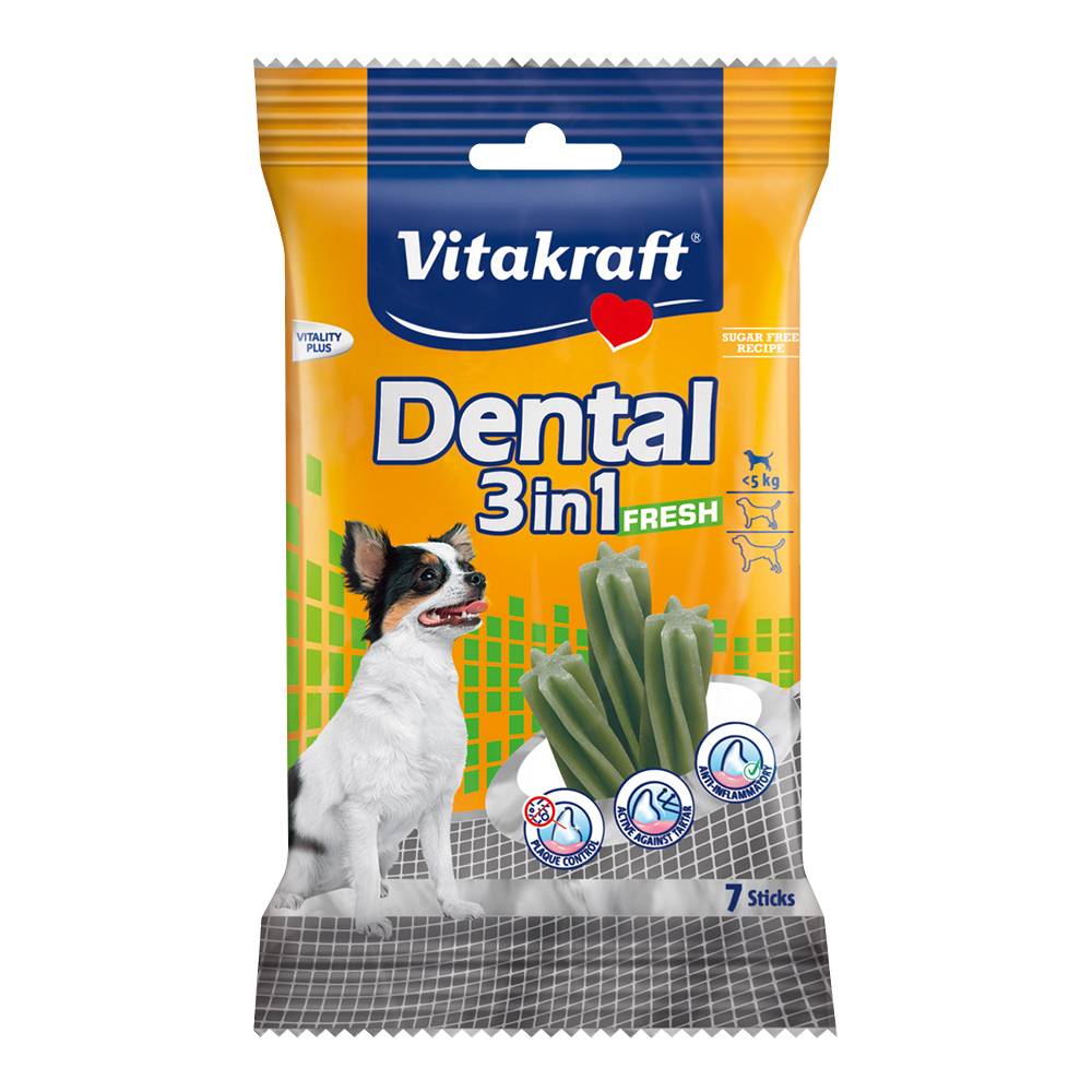 VITAKRAFT DENTAL FRESH 3IN1 XS