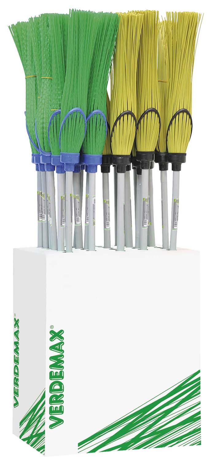 VERDEMAX PLASTIC STREET BROOM 150CM