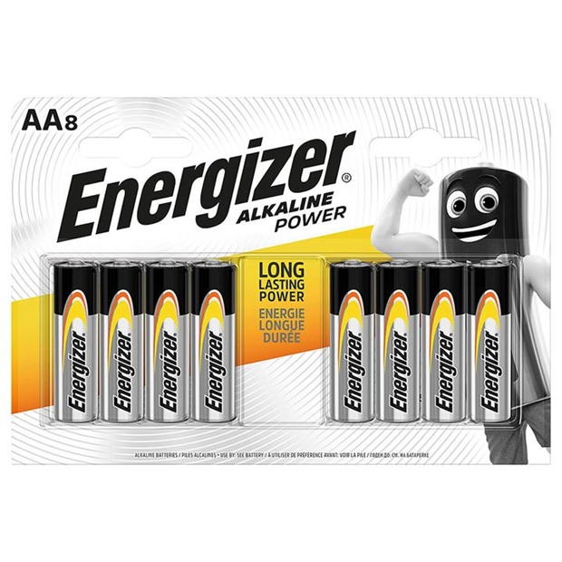 ENERGIZER ALKALINE POWER AA ΜΠΑΤΑΡΙΕΣ 8 ΤΕΜ