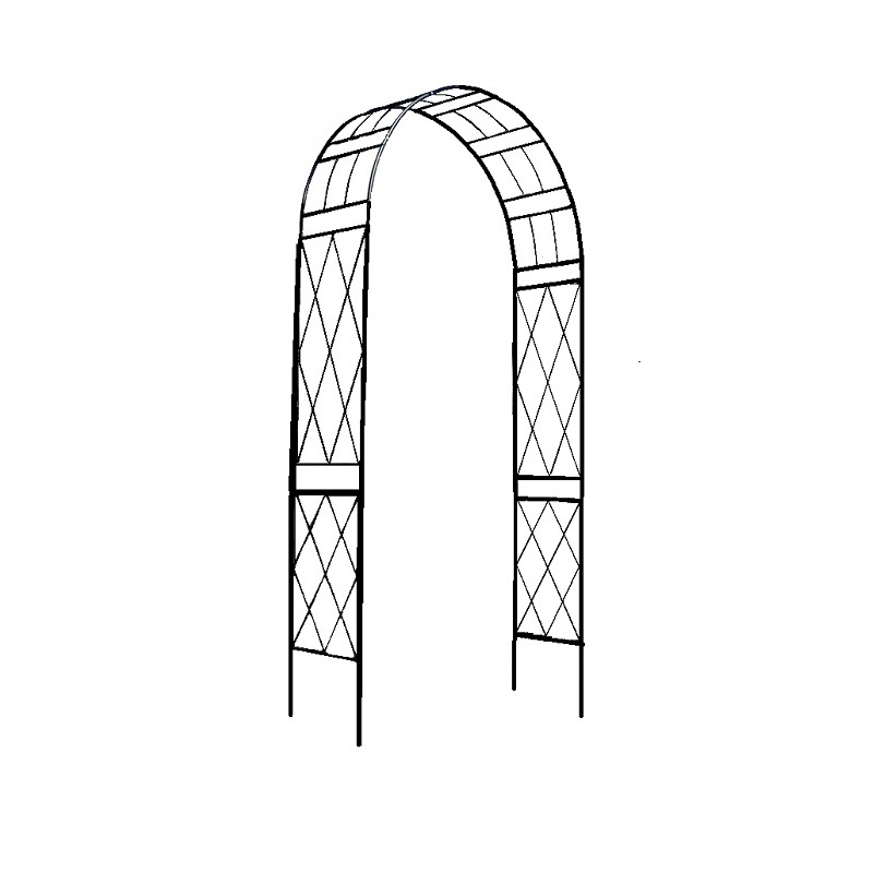 VERDEMAX STEEL ARCH BLK 36X110X225CM