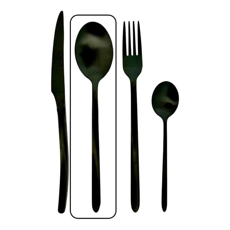 DINOX CUBA BLACK DINER SPOON 3MM