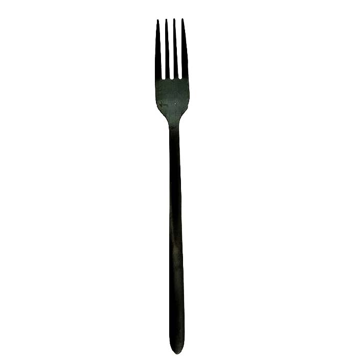 DINOX CUBA BLACK DINNER FORK 3MM