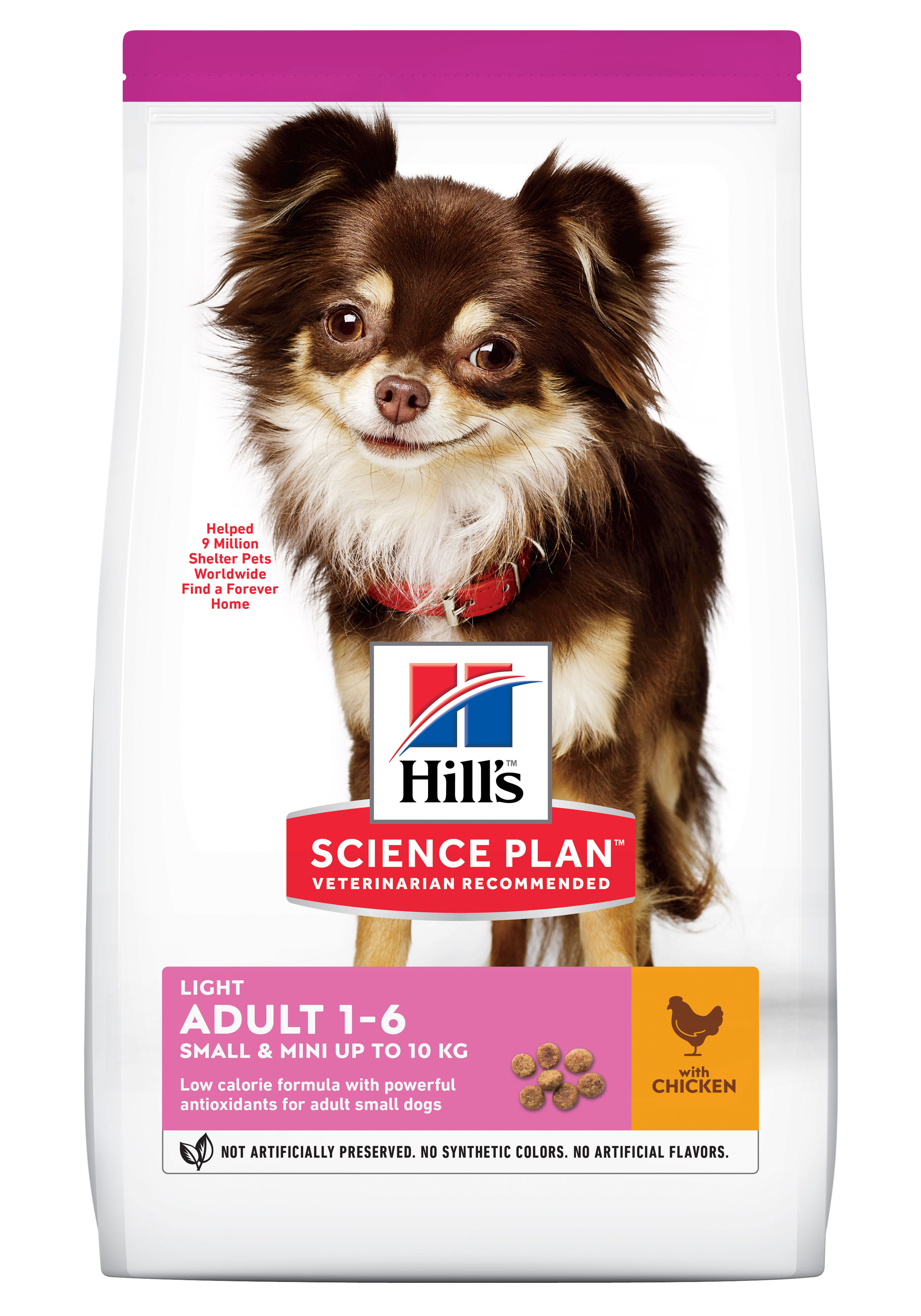 HILLS SCIENCE PLAN CANINE ADULT DOG LIGHT SMALL & MINI CHICKEN 6KG