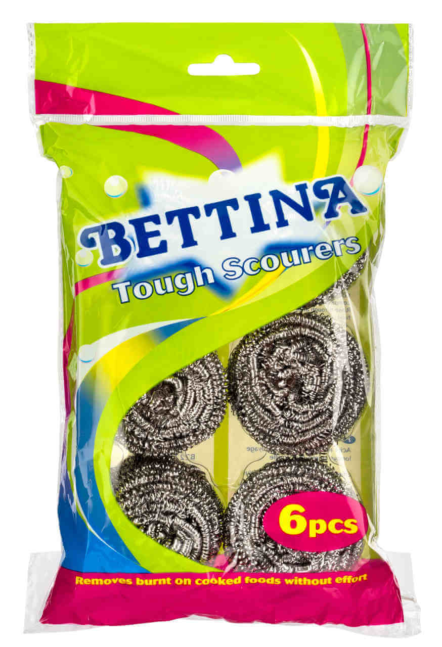 BETTINA TOUGH SCOURERS 6 PCS 18GR