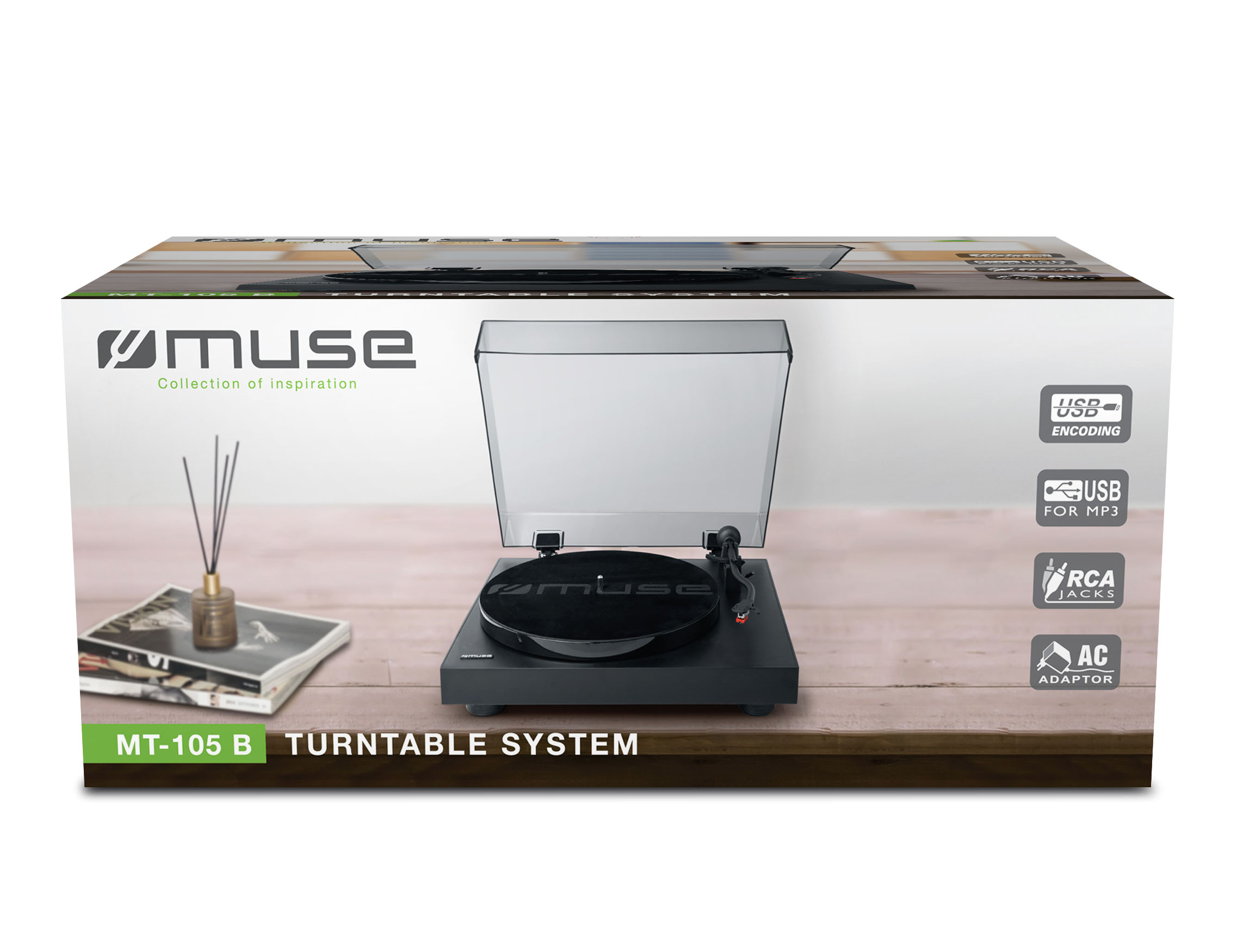 MUSE MT-105B TURNTABLE PLAYER