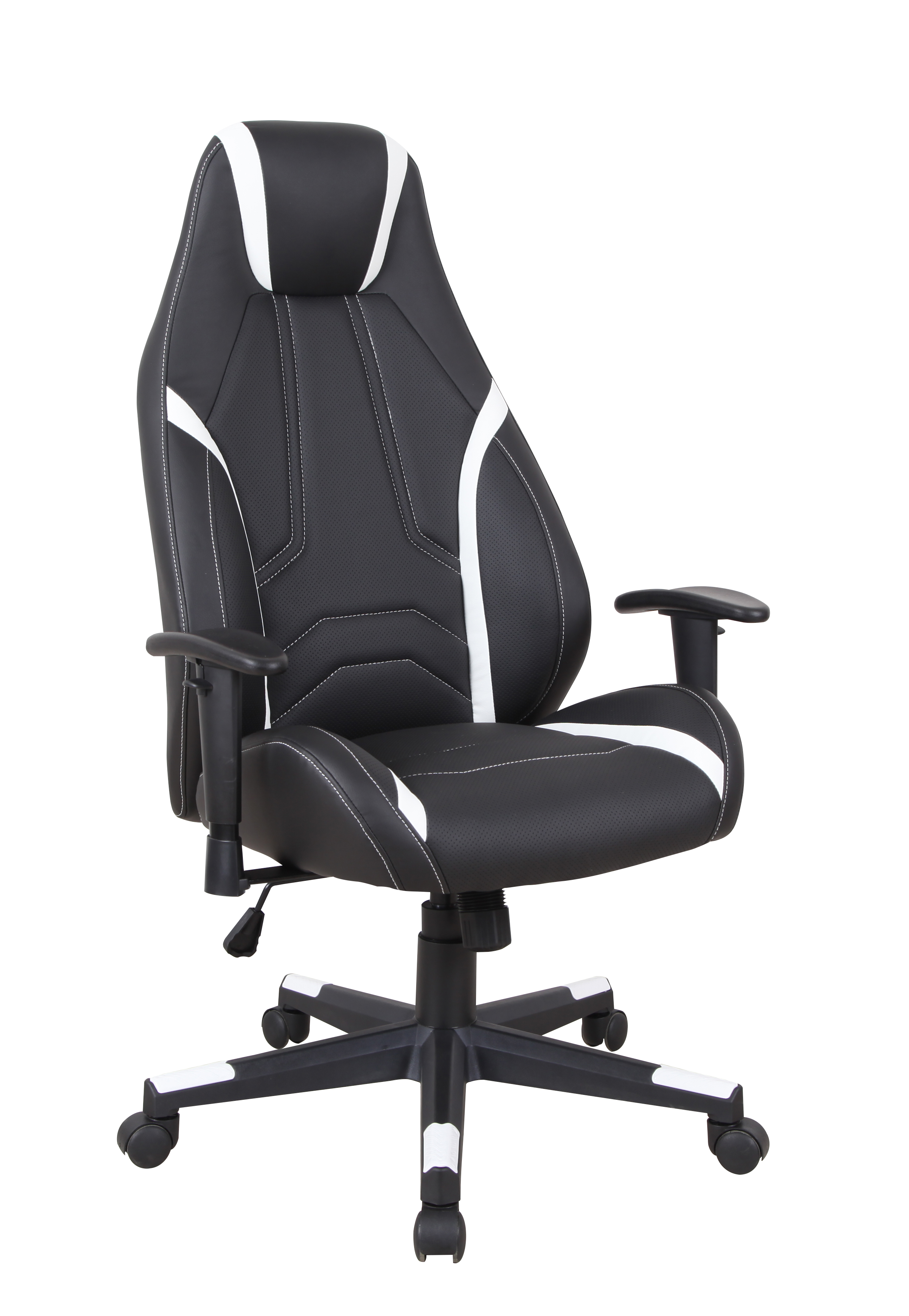 ACE OFFICE CHAIR BLACK/WHITE 69x68x117-126.5CM