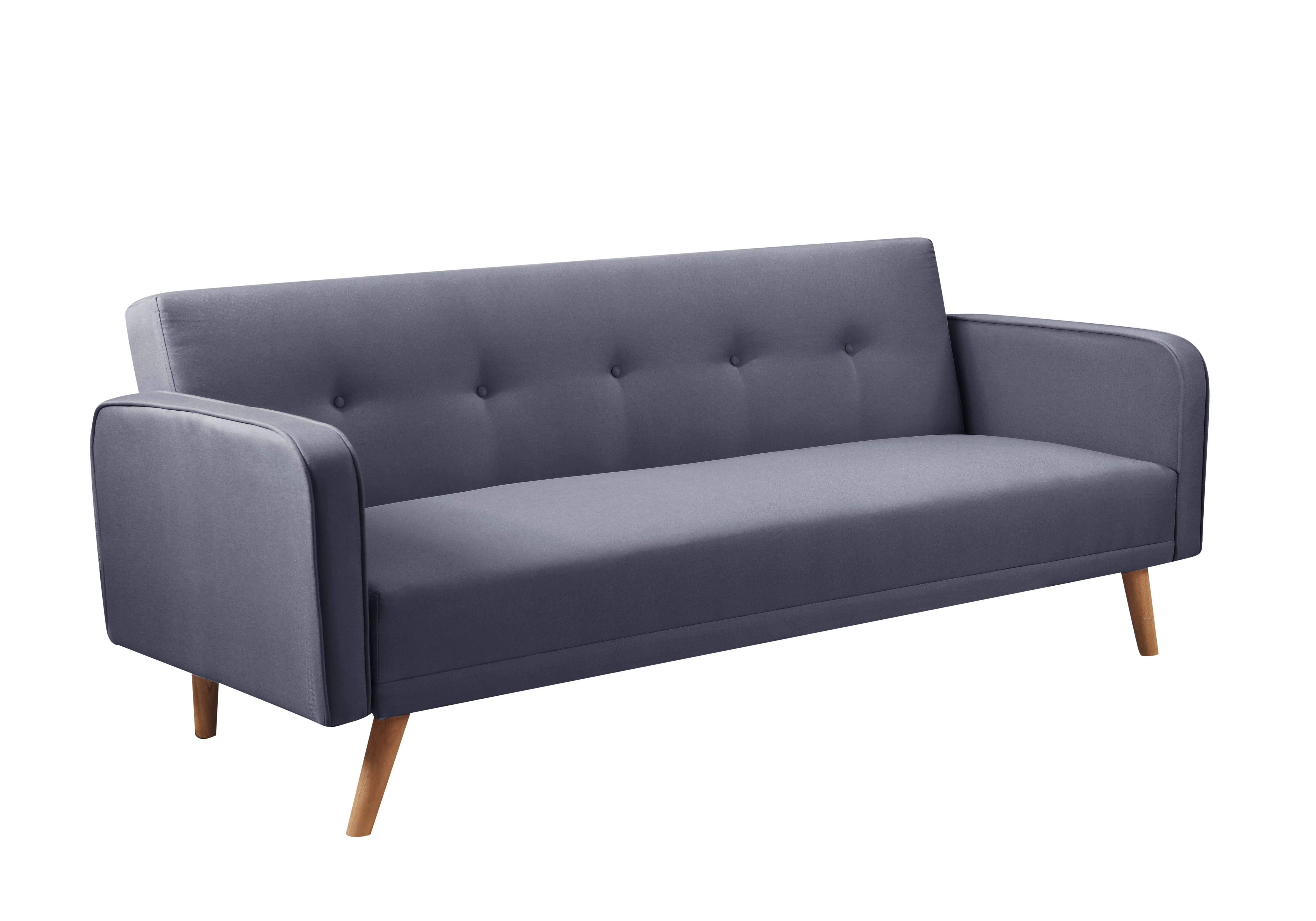 MELINA SOFA 208X85X82CM DARK GREY