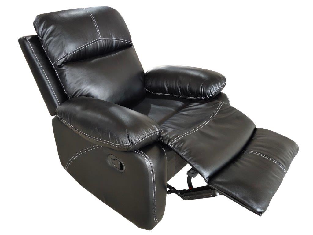 HELEN LV679 FOLDED RECLINER CHAIR BLACK 90X98X101CM