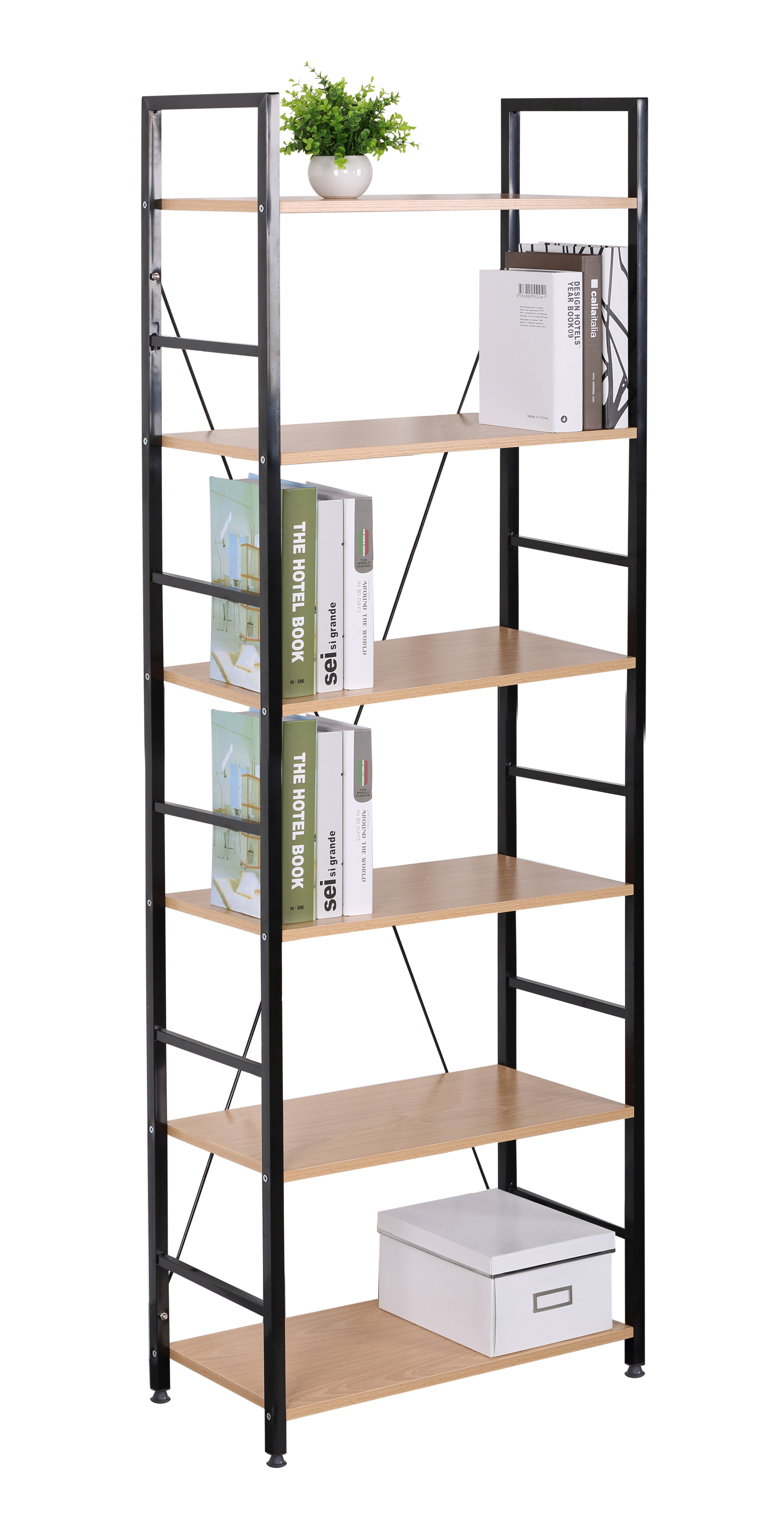 SUPERLIVING MAROCO SHELVES 6TIER 60X28X180CM